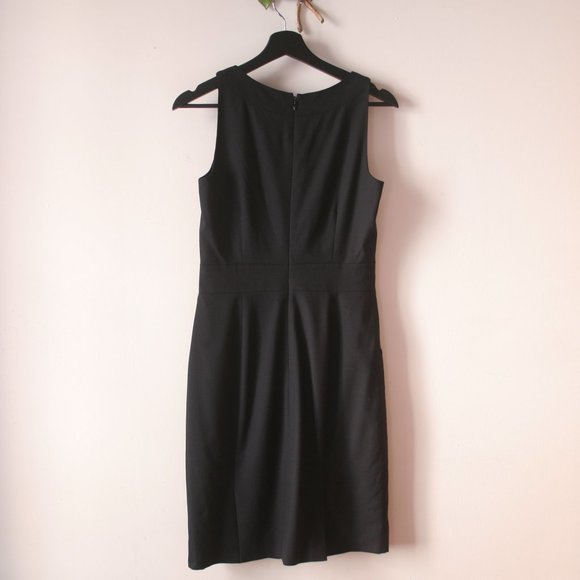 J. Crew Dresses & Skirts - J. Crew Simple Black Dress With Pockets Knee Length Sleeveless Summer Office 2